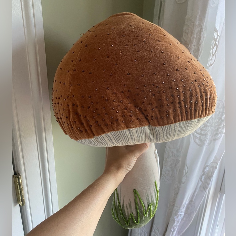 John Derian Target Exclusive Plush Mushroom Decorative Accent Pillow